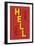 Hell, Two Devils-null-Framed Art Print