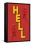 Hell, Two Devils-null-Framed Stretched Canvas