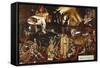 Hell-Hieronymus Bosch-Framed Stretched Canvas