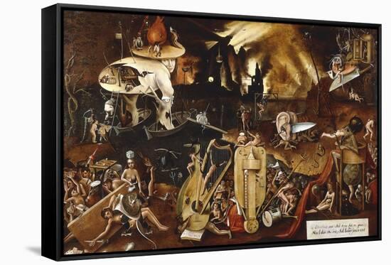 Hell-Hieronymus Bosch-Framed Stretched Canvas