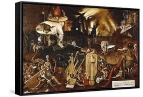 Hell-Hieronymus Bosch-Framed Stretched Canvas