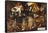 Hell-Hieronymus Bosch-Framed Stretched Canvas