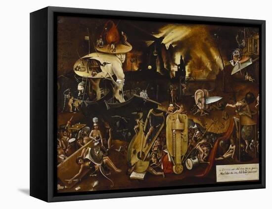 Hell-Hieronymus Bosch-Framed Stretched Canvas