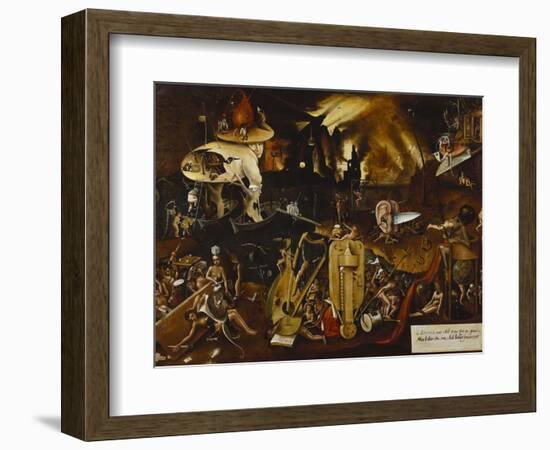 Hell-Hieronymus Bosch-Framed Premium Giclee Print