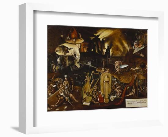 Hell-Hieronymus Bosch-Framed Premium Giclee Print