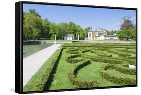 Hellbrunn Palace and Formal Garden-Markus Lange-Framed Stretched Canvas