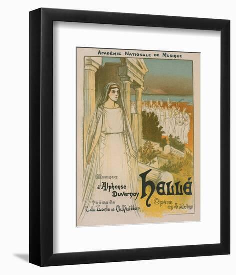 Hellé Opéra de Duvernoy-Théophile Steinlen-Framed Art Print