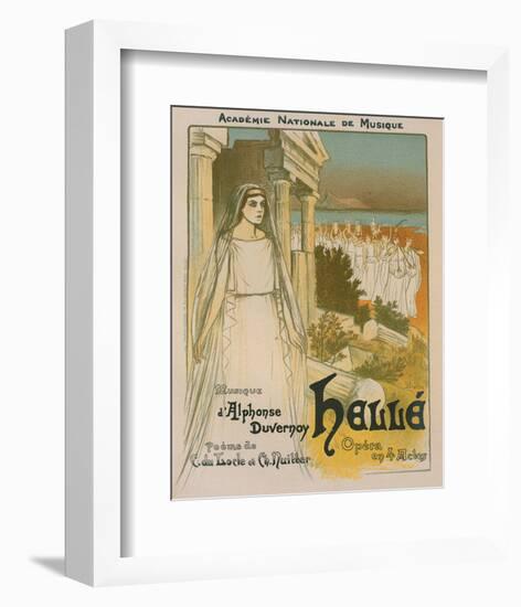 Hellé Opéra de Duvernoy-Théophile Steinlen-Framed Art Print