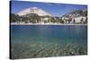 Hellen Lake with Mount Lassen-Richard Maschmeyer-Stretched Canvas