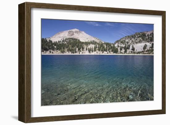 Hellen Lake with Mount Lassen-Richard Maschmeyer-Framed Photographic Print