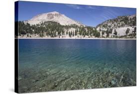 Hellen Lake with Mount Lassen-Richard Maschmeyer-Stretched Canvas