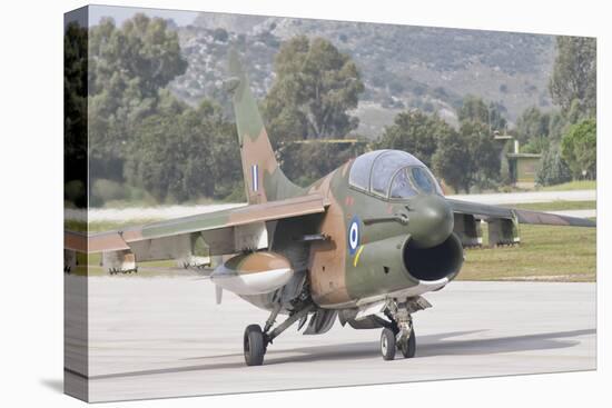 Hellenic Air Force Ta-7 Corsair Ii at Araxos Air Base, Greece-Stocktrek Images-Stretched Canvas