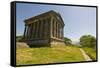 Hellenic Temple of Garni, Armenia-Michael Runkel-Framed Stretched Canvas