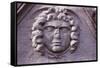 Hellenistic Gorgon from a Sarcophagus from Asia Minor (Turkey), 20th century-Unknown-Framed Stretched Canvas