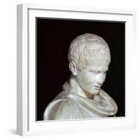 Hellenistic Marble Statue of a Young Athlete from Aydin, 1st Century Bc-CM Dixon-Framed Photographic Print