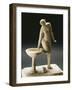 Hellenistic Statue Representing Maiden Preparing to Wash, from Apulia, Italy-null-Framed Giclee Print
