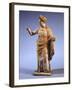 Hellenistic Tanagrina, Terracotta Statue from Tanagra, Greece-null-Framed Giclee Print