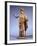 Hellenistic Tanagrina, Terracotta Statue from Tanagra, Greece-null-Framed Giclee Print