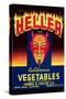 Heller California Vegetables-null-Stretched Canvas