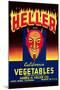 Heller California Vegetables-null-Mounted Art Print