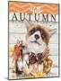 Hello Autumn  - Autumn Greetings Fox-Sheena Pike Art And Illustration-Mounted Giclee Print