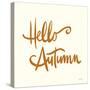 Hello Autumn I on Cream-Anne Tavoletti-Stretched Canvas