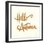 Hello Autumn I on Cream-Anne Tavoletti-Framed Art Print