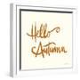 Hello Autumn I on Cream-Anne Tavoletti-Framed Art Print