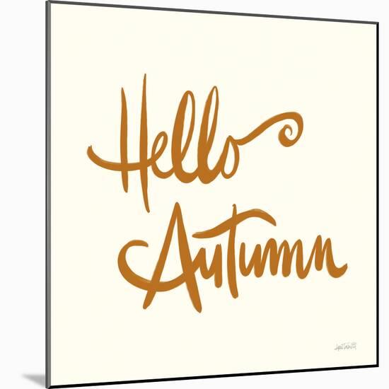 Hello Autumn I on Cream-Anne Tavoletti-Mounted Art Print