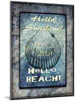 Hello Beach-LightBoxJournal-Mounted Giclee Print