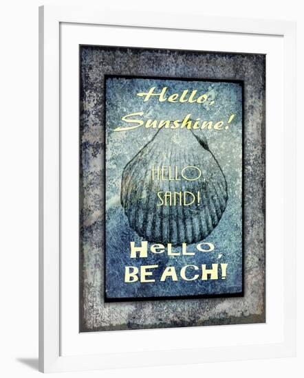 Hello Beach-LightBoxJournal-Framed Giclee Print