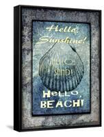 Hello Beach-LightBoxJournal-Framed Stretched Canvas