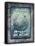 Hello Beach-LightBoxJournal-Framed Stretched Canvas