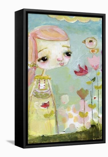 Hello Birdie 663-Mindy Lacefield-Framed Stretched Canvas