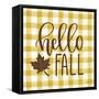 Hello Fall-Imperfect Dust-Framed Stretched Canvas