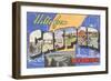 Hello from Casper, Wyoming-null-Framed Art Print