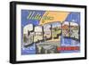 Hello from Casper, Wyoming-null-Framed Art Print