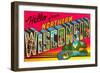 Hello from Northern Wisconsin-null-Framed Art Print
