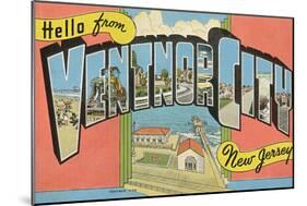 Hello from Ventnor City, New Jersey-null-Mounted Art Print