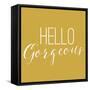 Hello Gorgeous 2-Gigi Louise-Framed Stretched Canvas