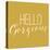 Hello Gorgeous 2-Gigi Louise-Stretched Canvas