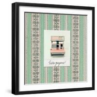 Hello Gorgeous Polaroid-Vicki Dvorak-Framed Art Print