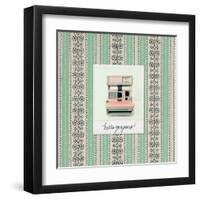 Hello Gorgeous Polaroid-Vicki Dvorak-Framed Art Print