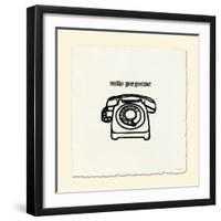 Hello Gorgeous-null-Framed Art Print