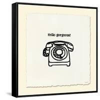 Hello Gorgeous-null-Framed Stretched Canvas