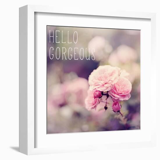 Hello Gorgeous-Sarah Gardner-Framed Art Print