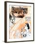 Hello Hawaii How Are You-Barbelle-Framed Art Print