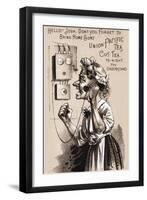 Hello!!! Josh Don't You Forget-null-Framed Art Print