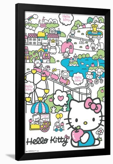 Hello Kitty: 19 Amusement Park - Carnival-Trends International-Framed Poster