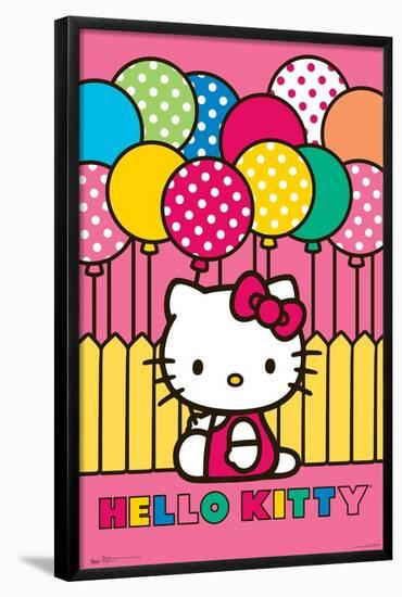 Hello Kitty: 19 Core Balloon-Trends International-Framed Poster